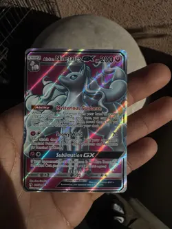 Pokemon Alolan Ninetales GX Full Art Holo Secret Rare 205/214 SM-Lost Thunder - Image 2