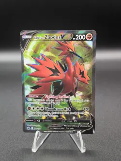 Galarian Zapdos V (Full Art) 173/198 Swsh06: Sword & Shield Pokemon TCG NM. - Image 2