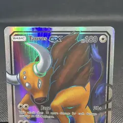 The Pokemon Company Pokemon TCG Tauros GX 144/149 SM Base Set Ultra Rare FA Holo - Image 2