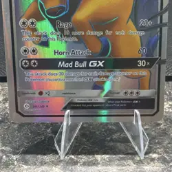 The Pokemon Company Pokemon TCG Tauros GX 144/149 SM Base Set Ultra Rare FA Holo - Image 3