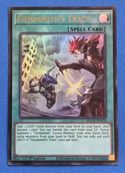 Fiendsmith's Tract NM - Yugioh BLGG-EN125 - Ultra Rare 1st Edition - YGO Card - Image 1