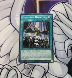 Yu-Gi-Oh! Prismatic Secret Rare 1st ed - FORBIDDEN DROPLET - MP22-EN254 -NM - Image 1