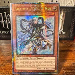 Yu-Gi-Oh! Konami Sage with Eyes of Blue RA04-EN266 Secret Foil 1st EN 0/1500 - Image 1