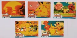 Pokemon PIKACHU'S VACATION 1998 Lot of 5 Cards - Image 1