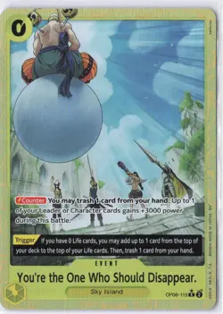 You're the One Who Should Disappear (Alternate Art) OP06-115 Premium Booster... - Image 1