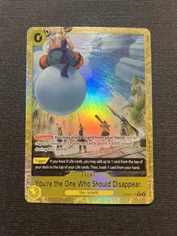 You're the One Who Should Disappear (Alternate Art) OP06-115 Premium Booster - Image 1