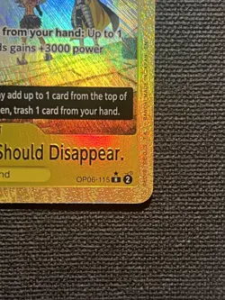 You're the One Who Should Disappear (Alternate Art) OP06-115 Premium Booster - Image 4