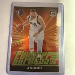 2024-25 Panini Optic - Luka Doncic Express Lane Lime Green Prizm /199 - Image 1
