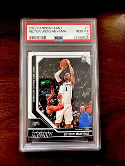 2023 Panini Instant Victor Wembanyama RC #5, PSA 10 Gem Mint - Image 1
