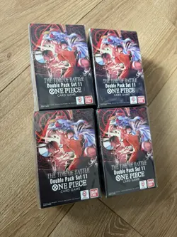 One PieceTCG : OP16 The Time Of Battle Double Pack DP-11 NEW & SEALED (X4) - Image 1