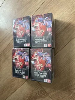 One PieceTCG : OP16 The Time Of Battle Double Pack DP-11 NEW & SEALED (X4) - Image 2