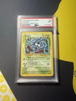 PSA 9 Pokemon Tangela 66/102 Base Set - Image 1