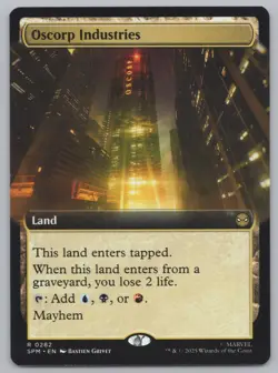 MTG - Oscorp Industries (Extended Art) - Spider-Man (SPM) -r482 - Image 1