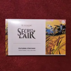MTG Secret Lair Featuring: Stan Sakai ~ FOIL ~ Sealed in Hand! TMNT - Image 1