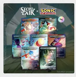 Secret Lair x Sonic the Hedgehog Superdrop: Turbo Gear (Rainbow Foil) Unopened - Image 3
