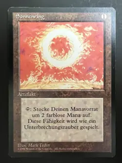 MTG German 3rd edition FBB Sol Ring - Image 1