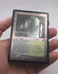 MTG Modern Horizons 2 Verdant Catacombs Retro Frame Foil Etched - Image 1