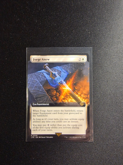 Forge Anew (Extended Art) 349 The Lord of the Rings MTG NM Card - Image 1