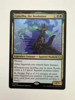 Camellia the Seedmiser MTG Magic the Gathering Card NM Near Mint BLB - Image 1