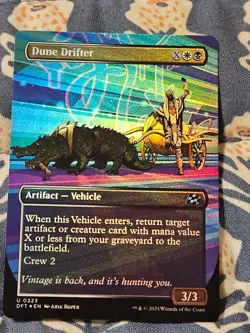 Dune Drifter FOIL Borderless Aetherdrift Magic MTG - Image 1