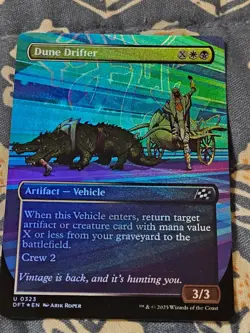 Dune Drifter FOIL Borderless Aetherdrift Magic MTG - Image 2