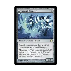 WOTC MtG Modern Masters 2013 Arcbound Ravager (R) (Foil) EX - Image 1