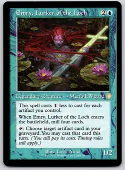 Emry, Lurker of the Loch (Retro Frame) 81 Commander: The Brothers' War MTG LP - Image 1