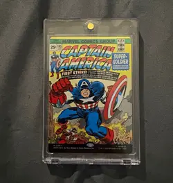 MTG Marvel Captain America, Super-Soldier 0387 Mythic Foil Alt Art - Image 1