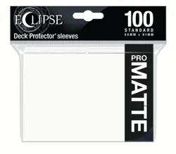 Ultra Pro: Eclipse Matte Standard Sleeves: ARCTIC WHITE 100 ct. - Image 1
