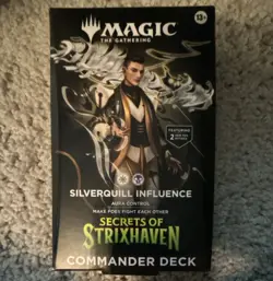 Magic The Gathering Secrets of Strixhaven Silverquill Influence Commander Deck - Image 1