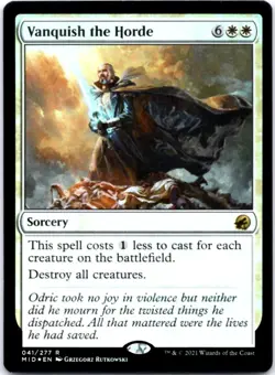 Vanquish the Horde (Foil) Innistrad: Midnight Hunt, 41 NM - Image 1