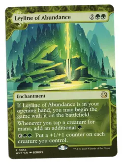 Magic the Gathering MTG Card: Leyline of Abundance #0056 WOT Rare! NM - Image 1