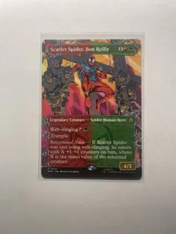 Scarlet Spider, Ben Reilly Borderless Rare NM 0214 MTG Spider-Man - Image 1