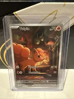 Vulpix 138/132 Illustration Rare Pokemon Mega Evolution TCG Card-NM - Image 1