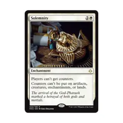 WOTC MtG Hour of Devastation Solemnity (R) NM - Image 1