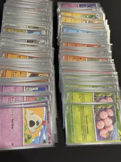 Pokemon Surging Sparks Reverse Holo Holo Common bulk lot of 1600 NM - Image 2