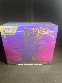 Scarlet & Violet Base ETB [Miraidon] - Factory Sealed - Pokemon - Tear In Seal - Image 1