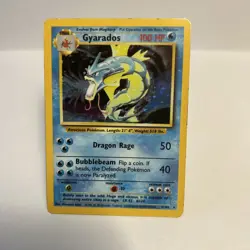 Gyarados 007/130 Base Set 2 Holo Vintage Pokemon TCG - Image 1