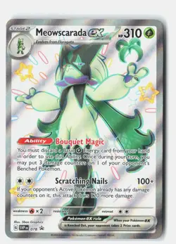 Meowscarada ex 078 HOLO Promo Scarlet & Violet Promo Pokemon Holo Near Mint - Image 1