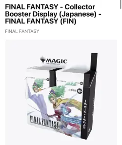 MTG Final Fantasy Collector Booster Box Japanese Ver Factory Sealed New 2025 - Image 1