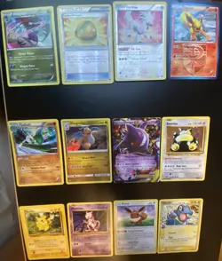 Pokemon TCG 12 Card Lot Gengar EX 34/119 (HP) Snorlax XY179 Holo (MP)SEE DETAILS - Image 1