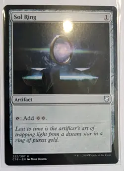 Sol Ring Commander 2018 - MTG - Image 1