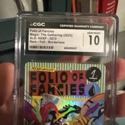 MTG Folio Of Fancies Secret Lair X KEXP Foil CGC 10 Braulio Amando Pop 1 🔥 - Image 5