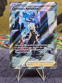 Cynthia's Ambition GG60/GG70 Crown Zenith: Galarian Gallery Full Art Holo NM - Image 1