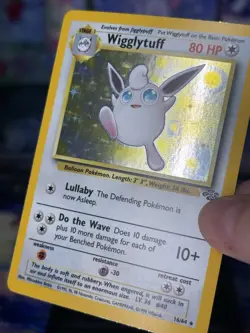 Pokemon TCG Wigglytuff 16/64 Jungle Holo Rare Unlimited ENG 80HP 1999 WOTC - Image 4