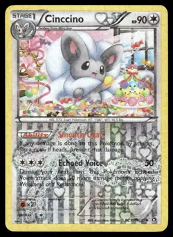 Pokemon Cards Cinccino RC19/RC25 Legendary Treasures Radiant Collection LP *8 - Image 1