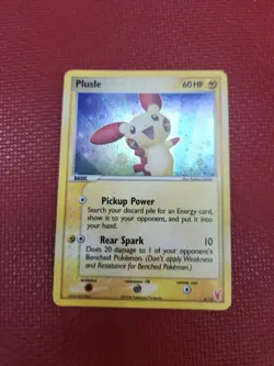 Plusle 6/12 - EX Trainer Kit 2 - Holo Galaxy SWIRL Vintage 2006 Pokemon ((LP)) - Image 3