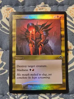 Terminal Agony FOIL - Retro Modern Horizons 2 MTG Magic The Gathering LP - Image 1