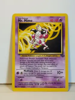 Mr. Mime 22/64 Rare Jungle Pokemon Unlimited Lightly Played - Image 1