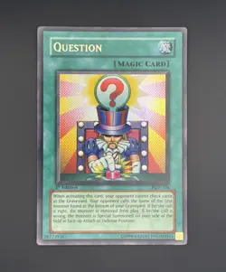 Konami Yu-Gi-Oh! Question PGD-104 - 1st Edition Spell Card - English 1996 - Image 1